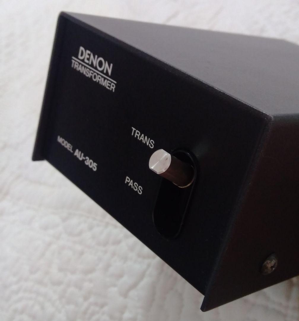 デノン MC(DL-103等)カートリッジ用 昇圧トランス AU-305 良品