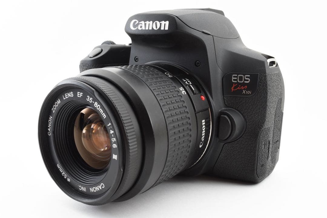 保証付/canon kiss x10i標準レンズセットCanon EF35-80