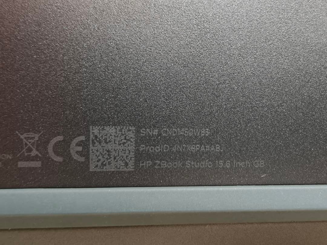 Officeキー付属 ZBookStudio G8 i7/32GB/512GB