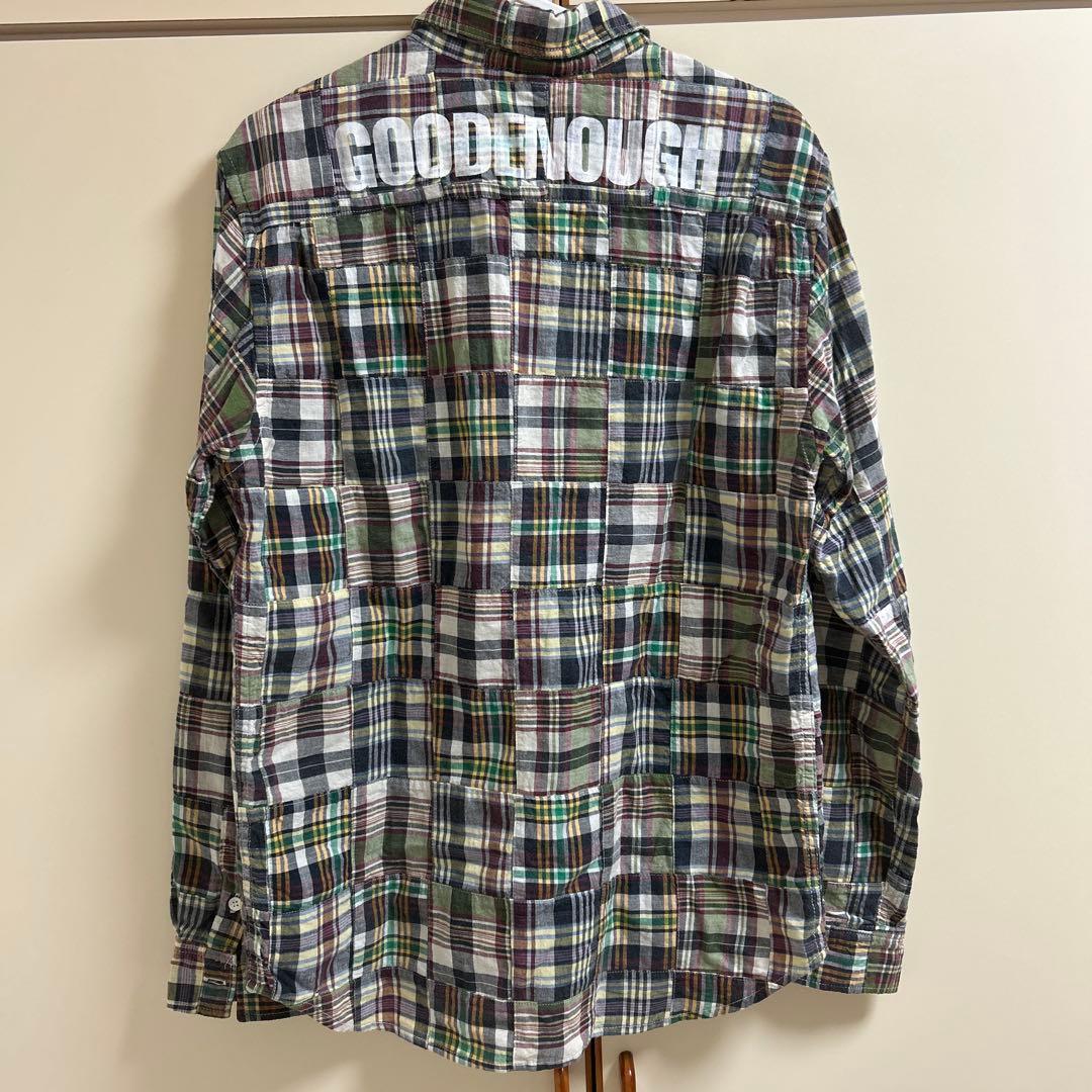 GOODENOUGH マドラスチェック柄 長袖シャツ Mサイズ