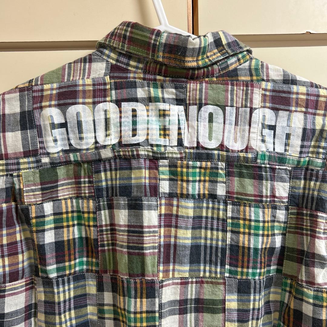 GOODENOUGH マドラスチェック柄 長袖シャツ Mサイズ