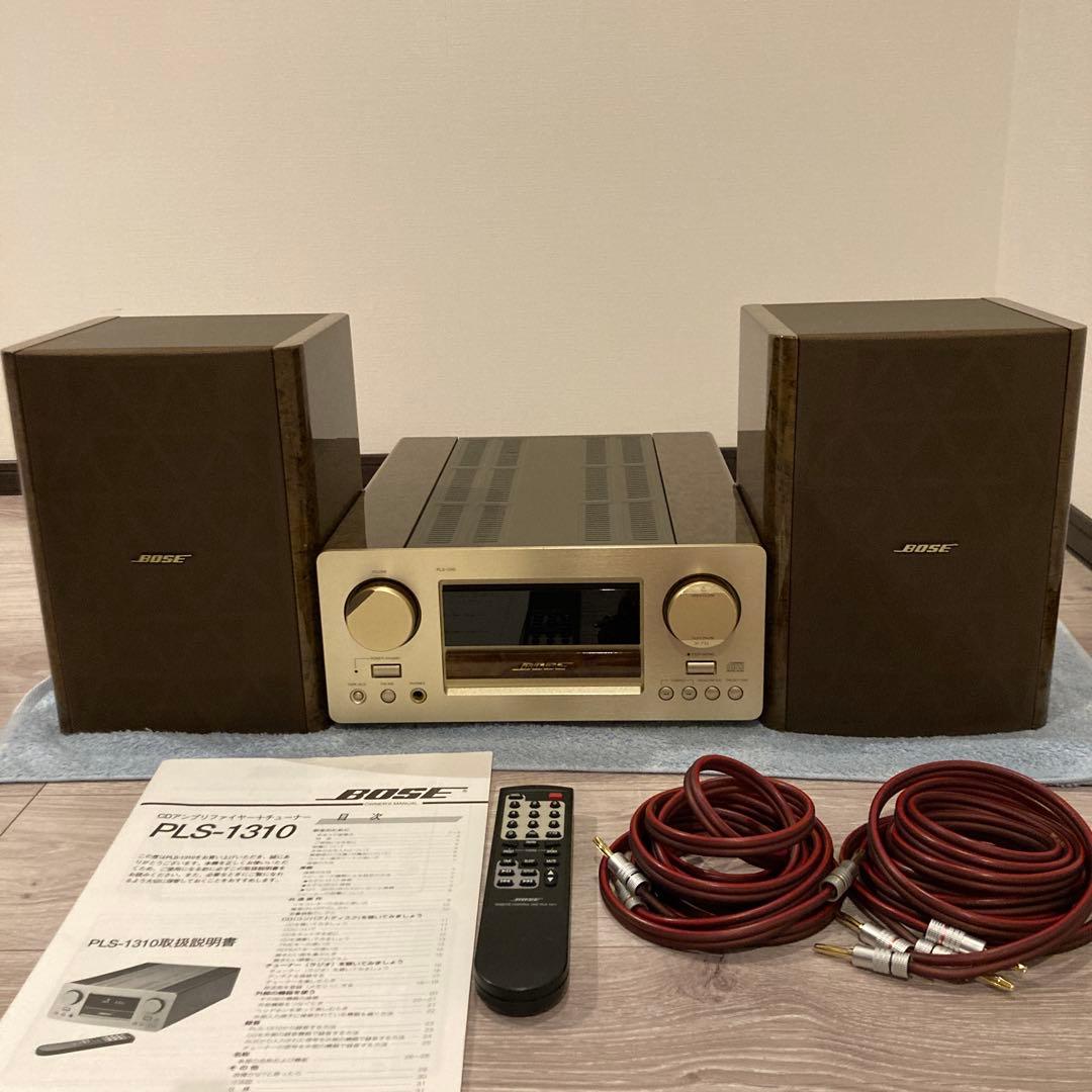 【美品】CDレシーバー・スピーカーBOSE PLS-1310・BOSE 121v