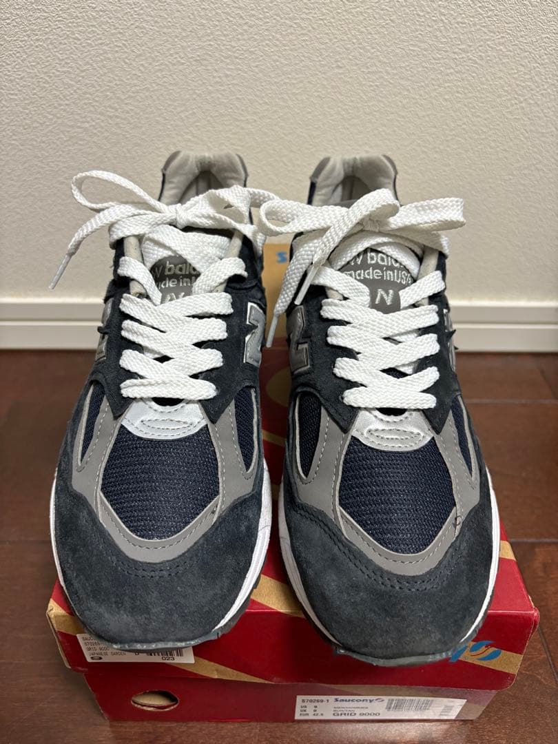 newblance M990v2 ネイビー/グレー USA製
