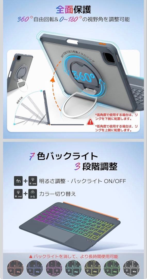 iPadPro第二世代256GB とApple Pencil とキーボードケース