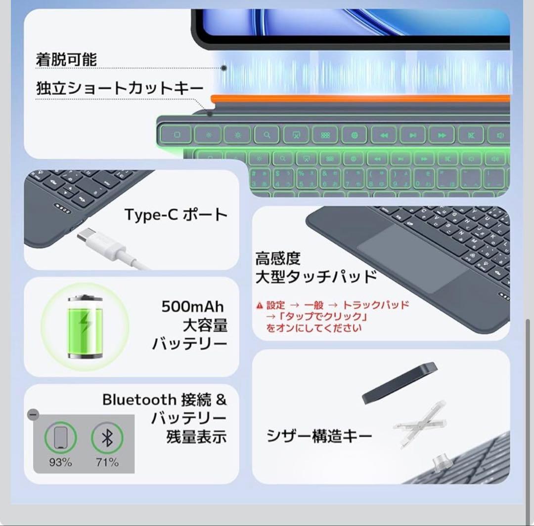 iPadPro第二世代256GB とApple Pencil とキーボードケース