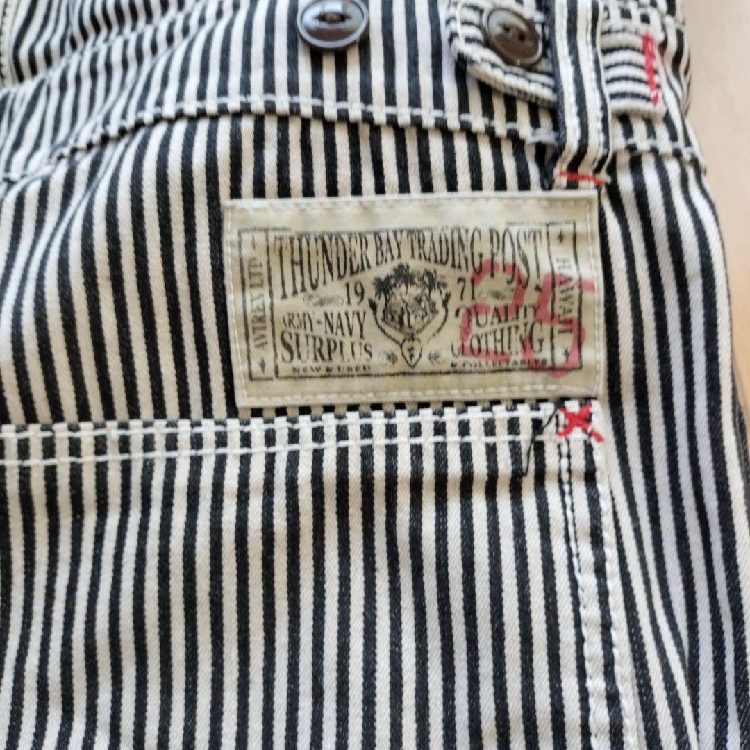 AVIREX　アヴィレックス ヒッコリー柄　つなぎ　オーバーオール