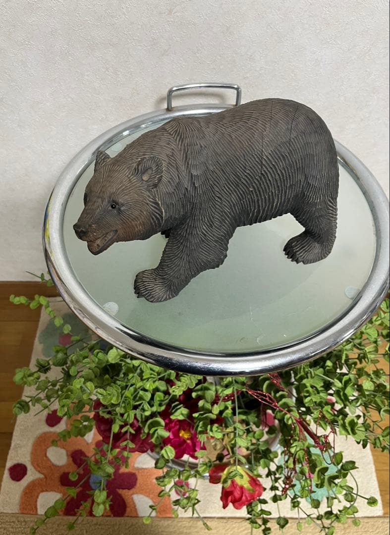 マ*ー様 北雪作　茂木多喜治　木彫り熊　北海道　八雲　骨董品