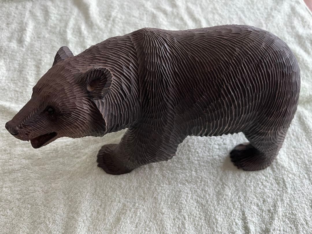 マ*ー様 北雪作　茂木多喜治　木彫り熊　北海道　八雲　骨董品