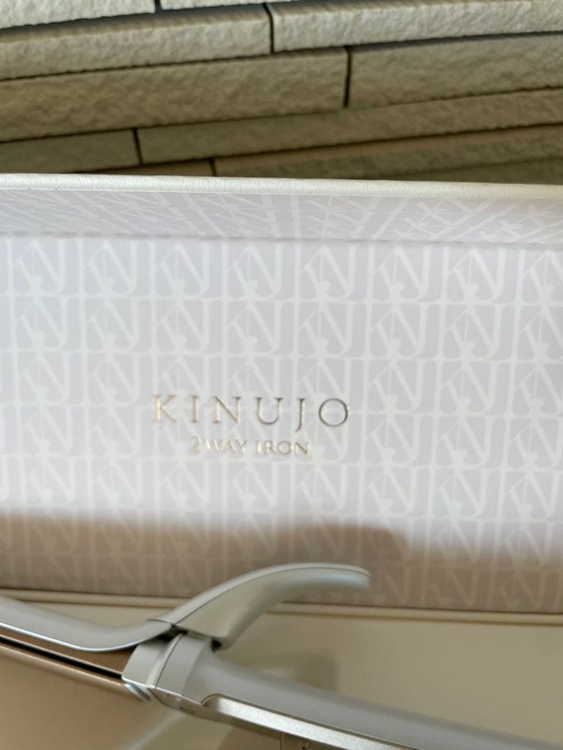 KINUJO 2wayヘアアイロン ホワイト 絹女