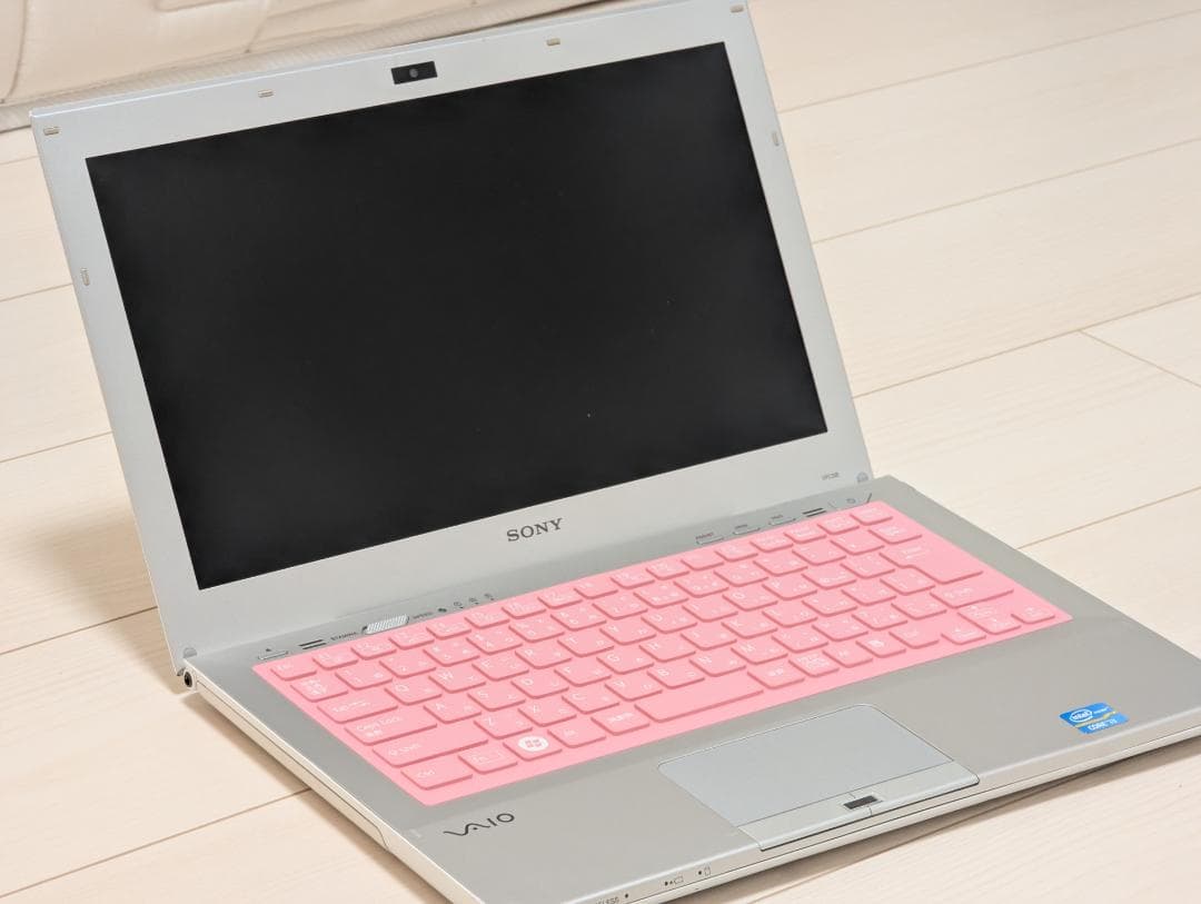 [ジャンク] Sony VAIO シルバー ノートPC VPCSB38FJ