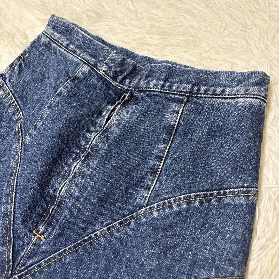 FETICO フェティコ ハイライズ ストレート デニム ブルー Ｓ