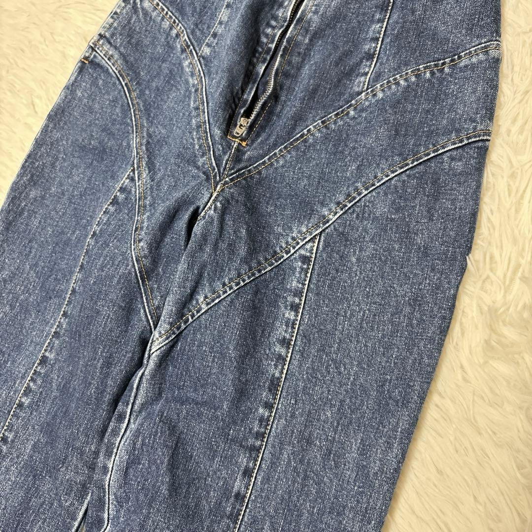 FETICO フェティコ ハイライズ ストレート デニム ブルー Ｓ