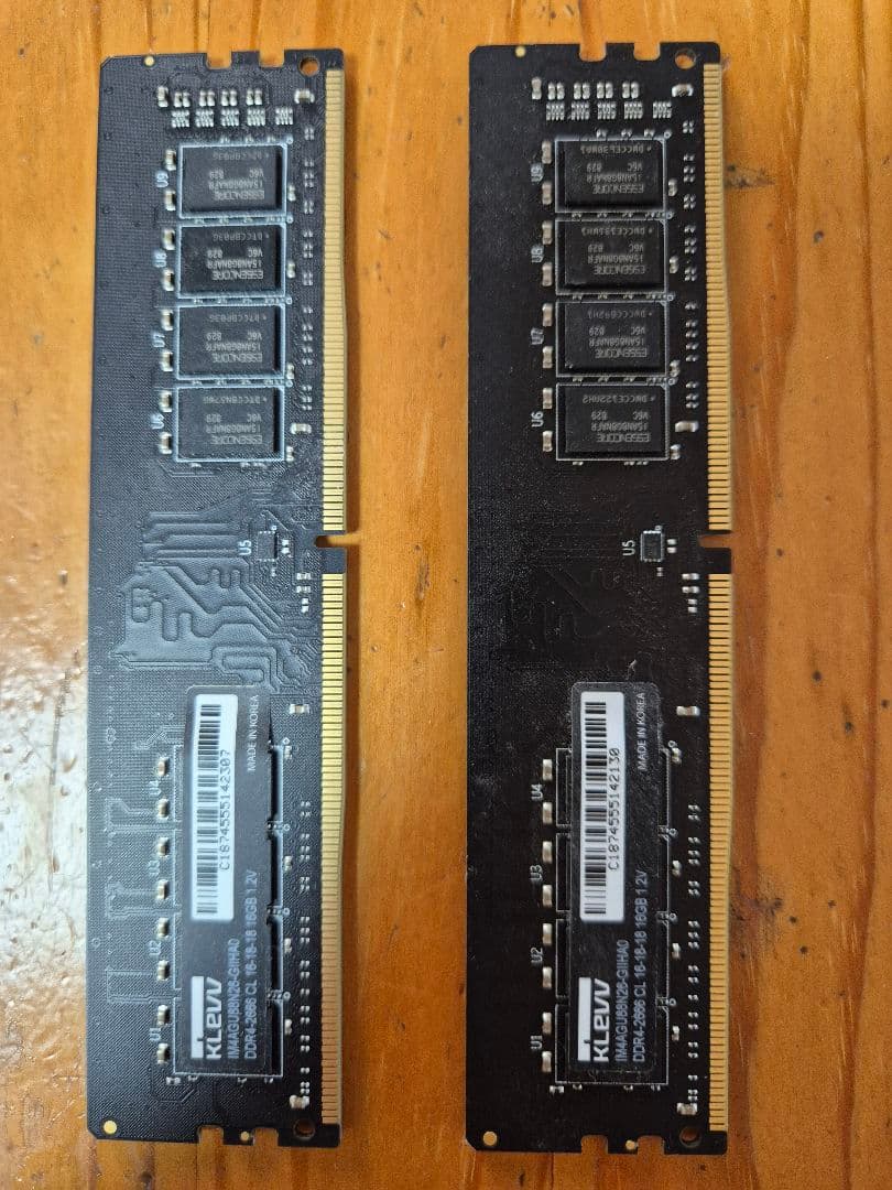 ESSENCORE KLEVV DDR4 2666MHz メモリ 32GB