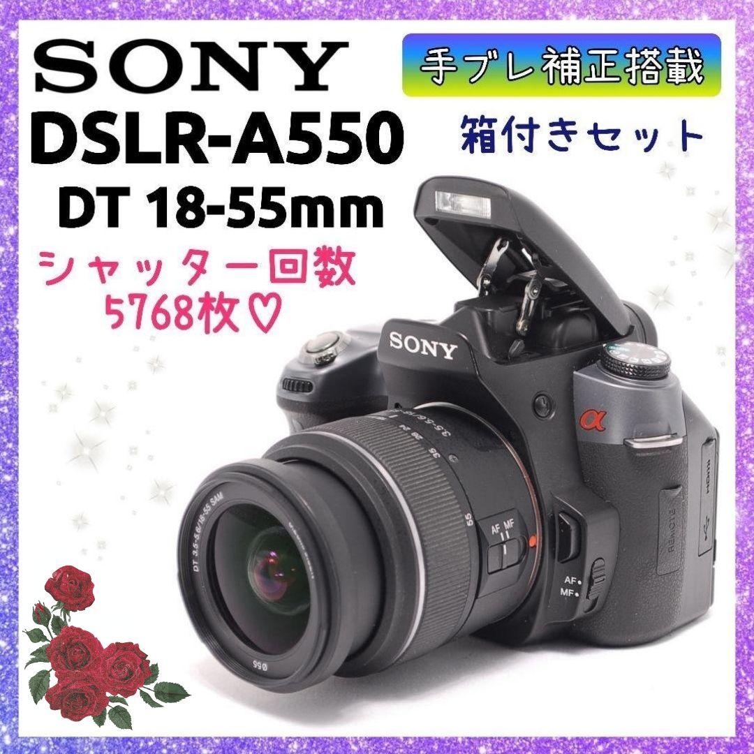 ❤即購入1000円OFF❤ ソニー α550 手ブレ補正搭載 レンズキット