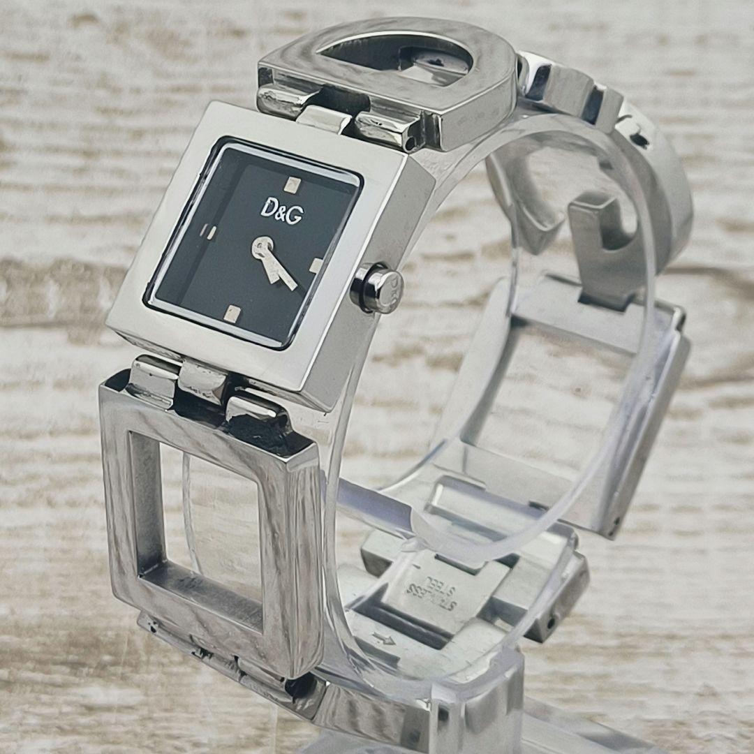動作品　腕時計　D&G TIME　ドルチェ＆ガッバーナ　シルバー　ブレスレット
