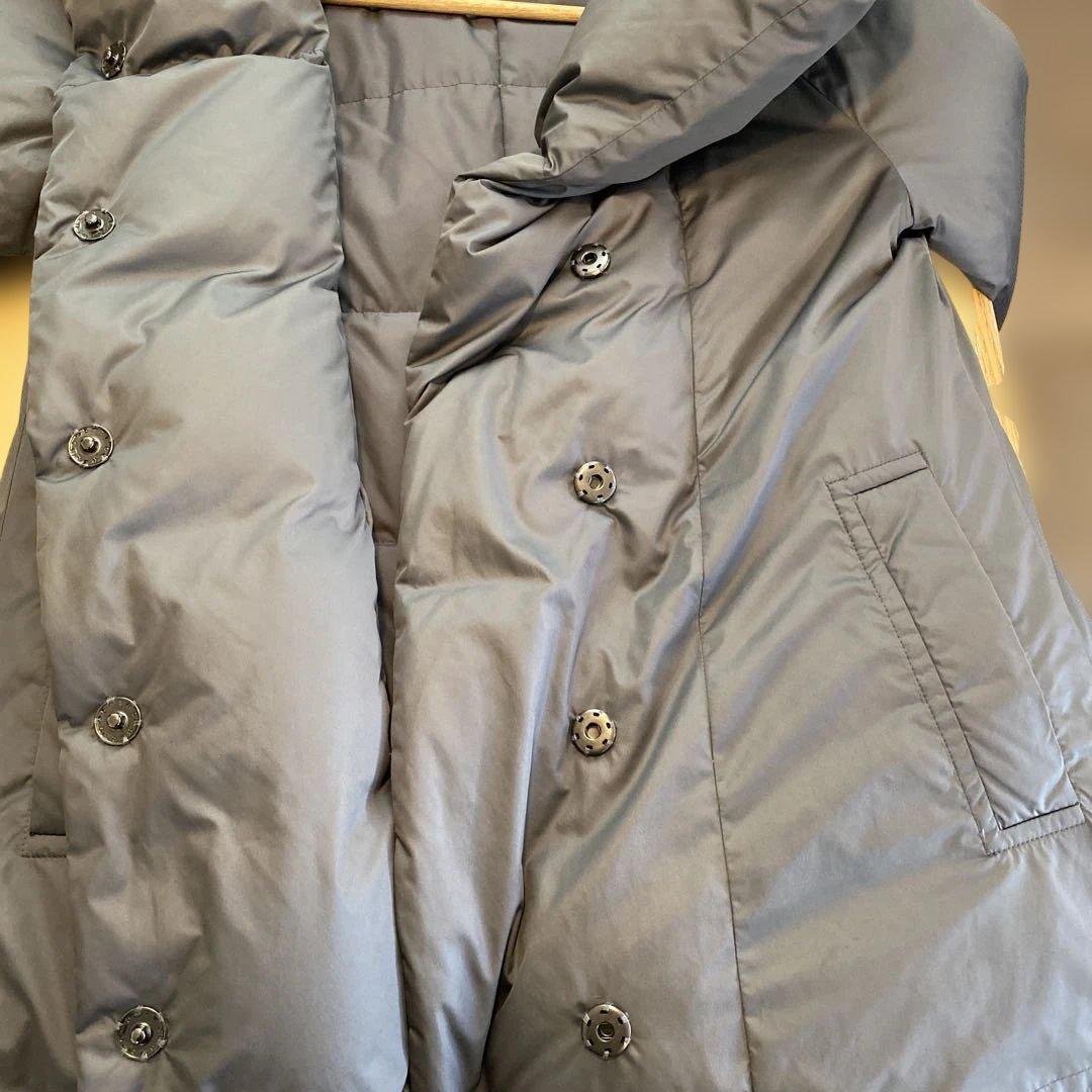 theory luxe グレー ダウンジャケット　美品　軽くて暖かい　Lサイズ