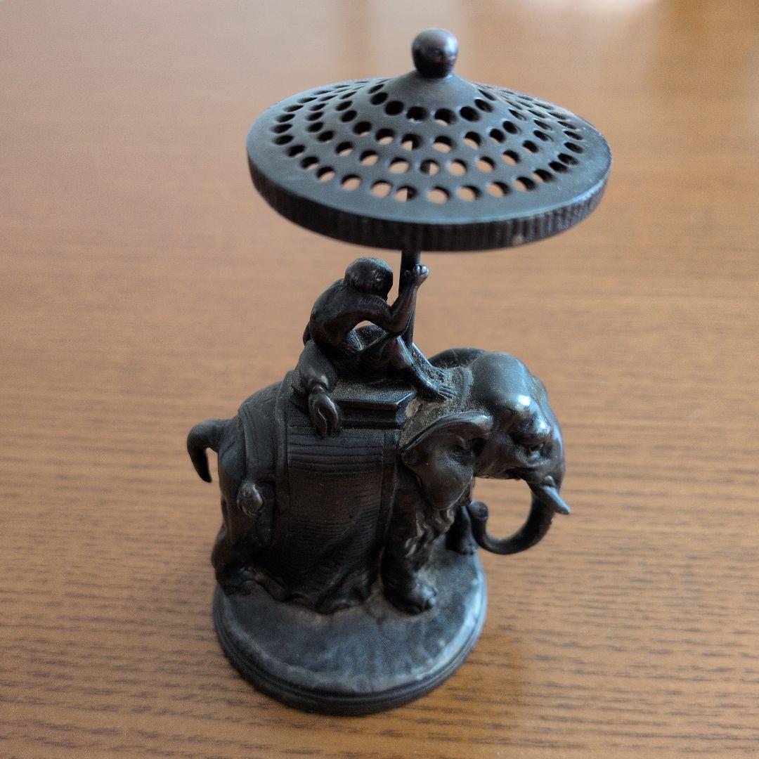 クリストフル 象と猿のつまようじホルダー