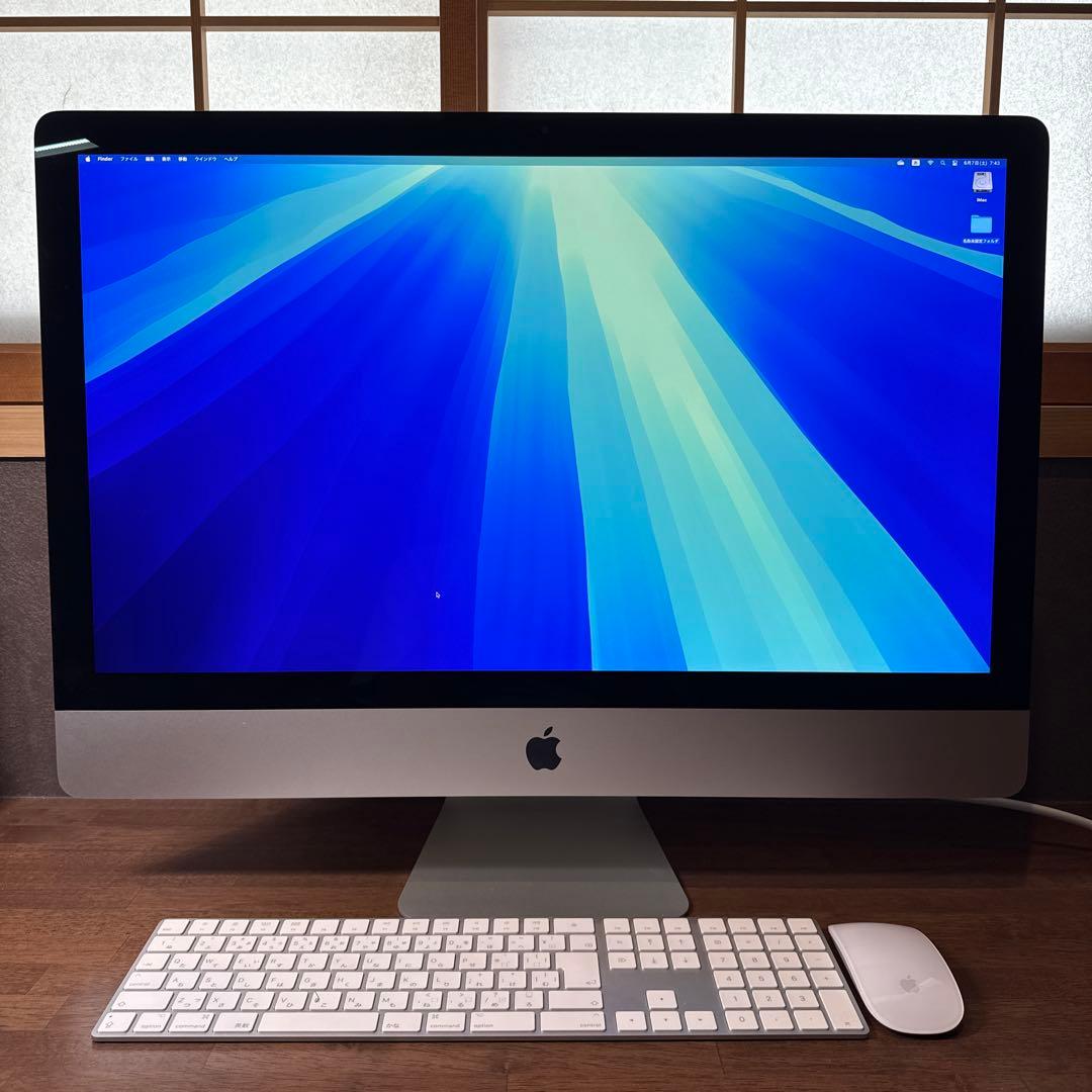 iMac 27インチ 5K 2019 i5 SSD512GB メモリ48GB
