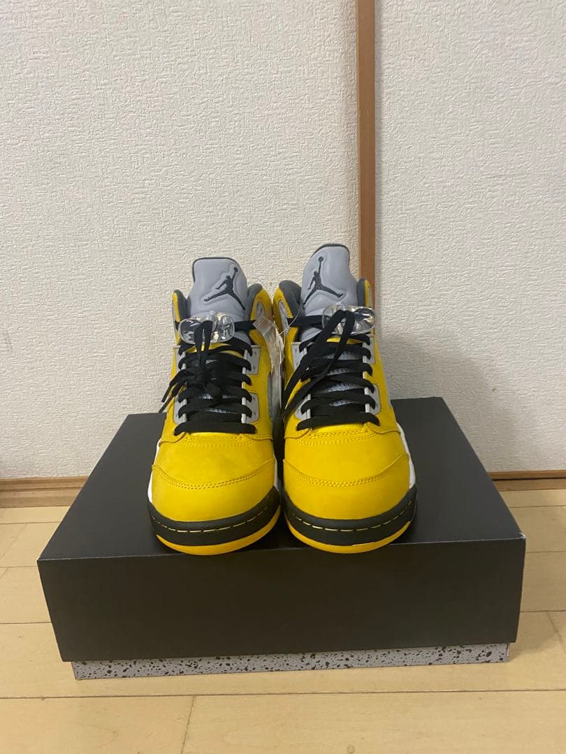 エアジョーダン 5 T23 イエロー 25.5cm