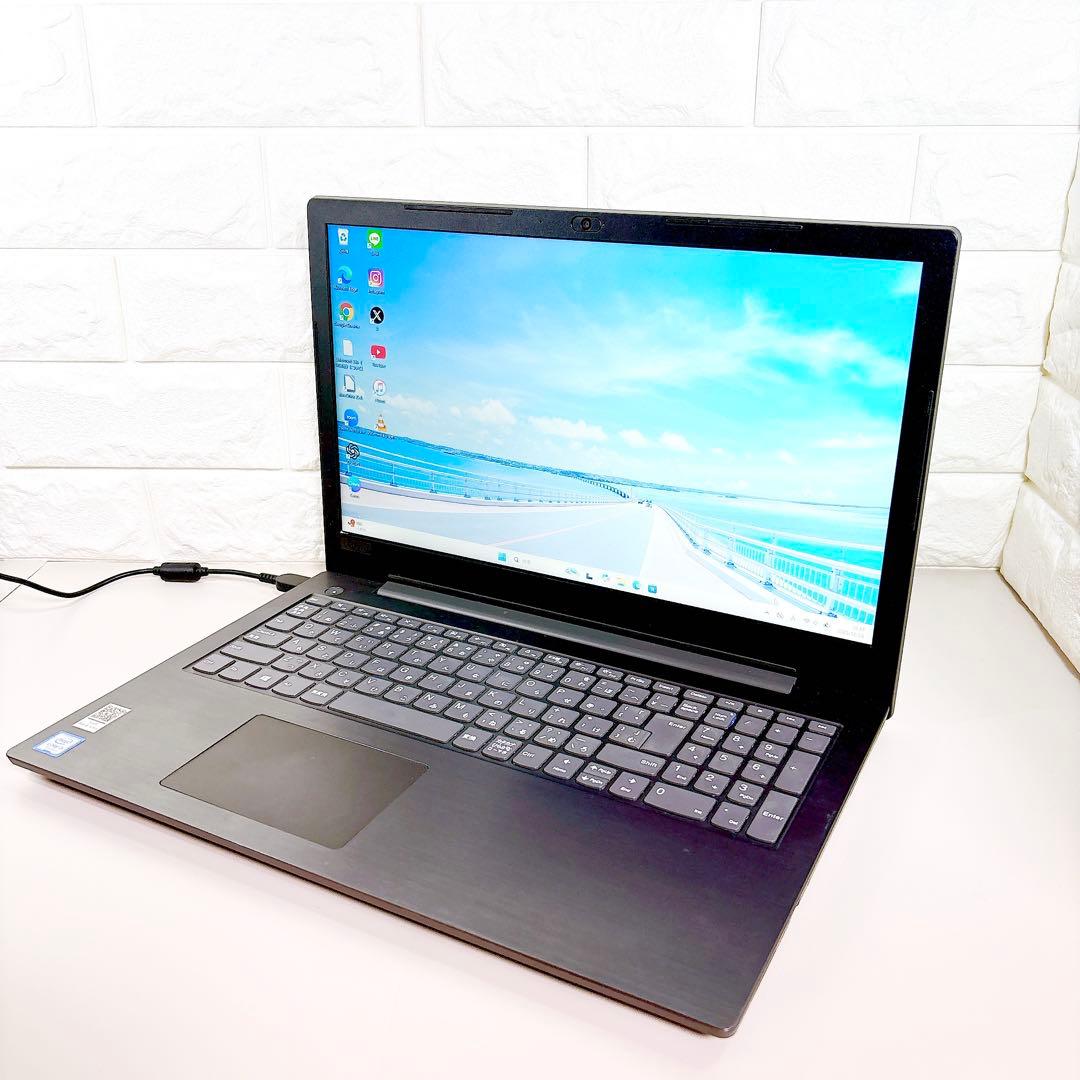 SSDで快適✨メモリ8GB フルHD 第7世代 カメラ ノートパソコン レノボ