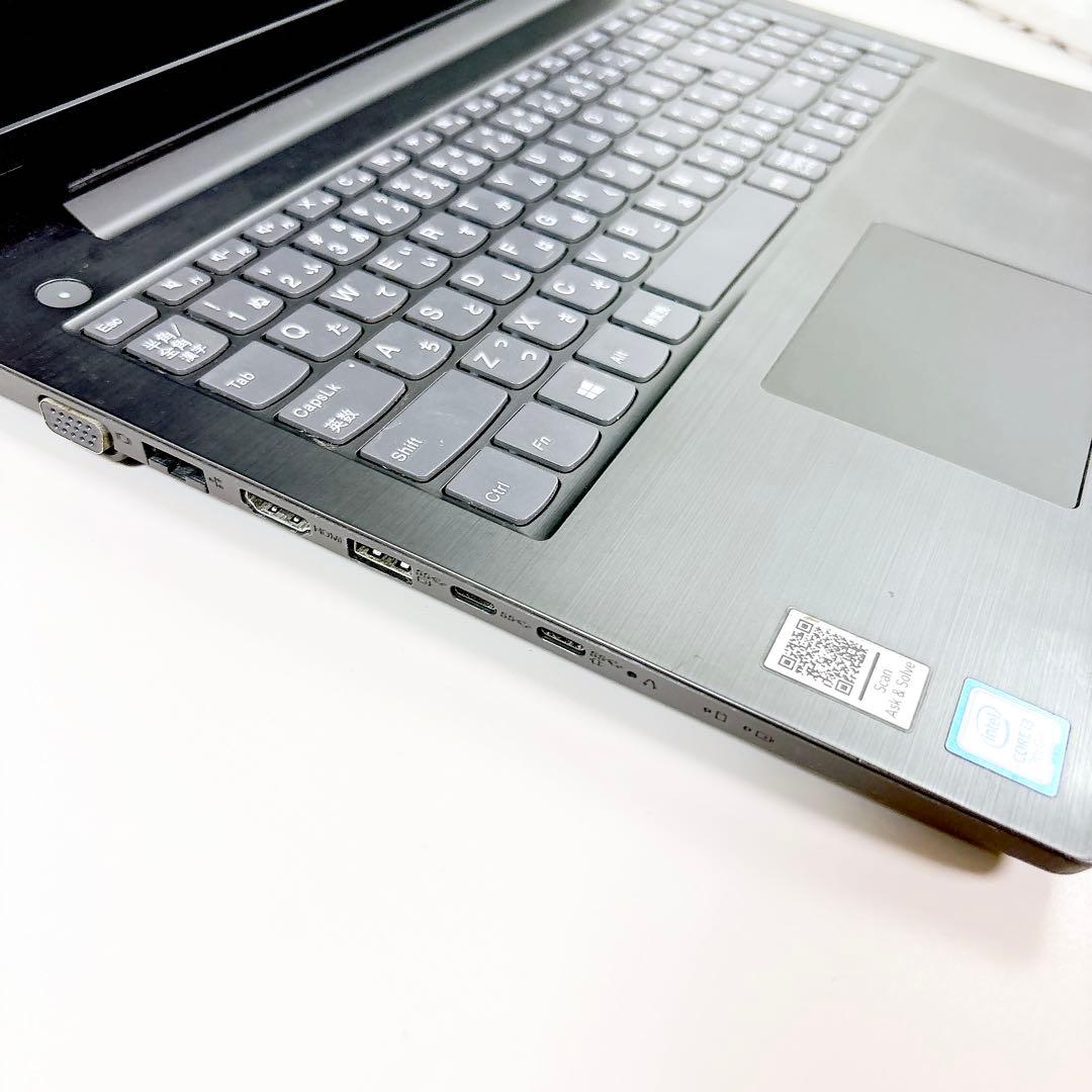 SSDで快適✨メモリ8GB フルHD 第7世代 カメラ ノートパソコン レノボ