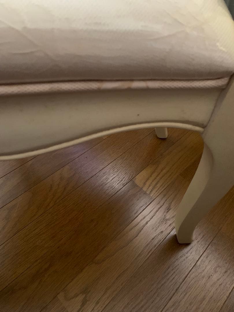 ジェシカマクリントック チェア 椅子 アンティーク ロココ　白　輸入　ホワイト