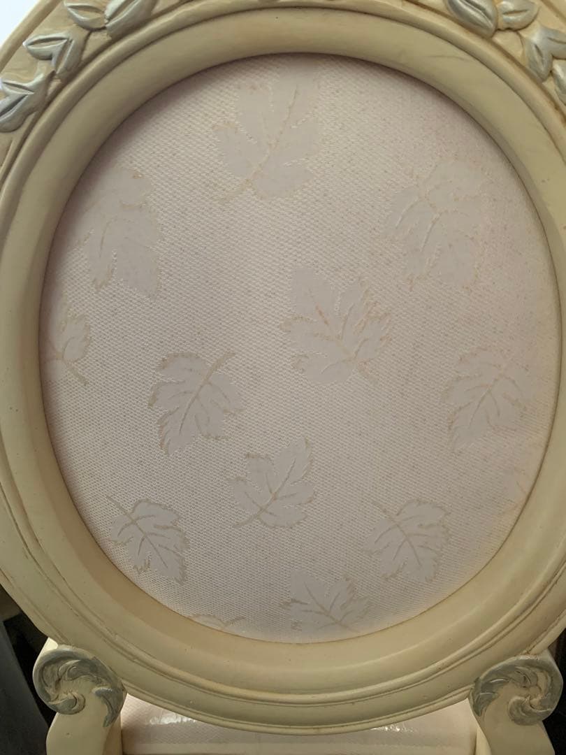 ジェシカマクリントック チェア 椅子 アンティーク ロココ　白　輸入　ホワイト