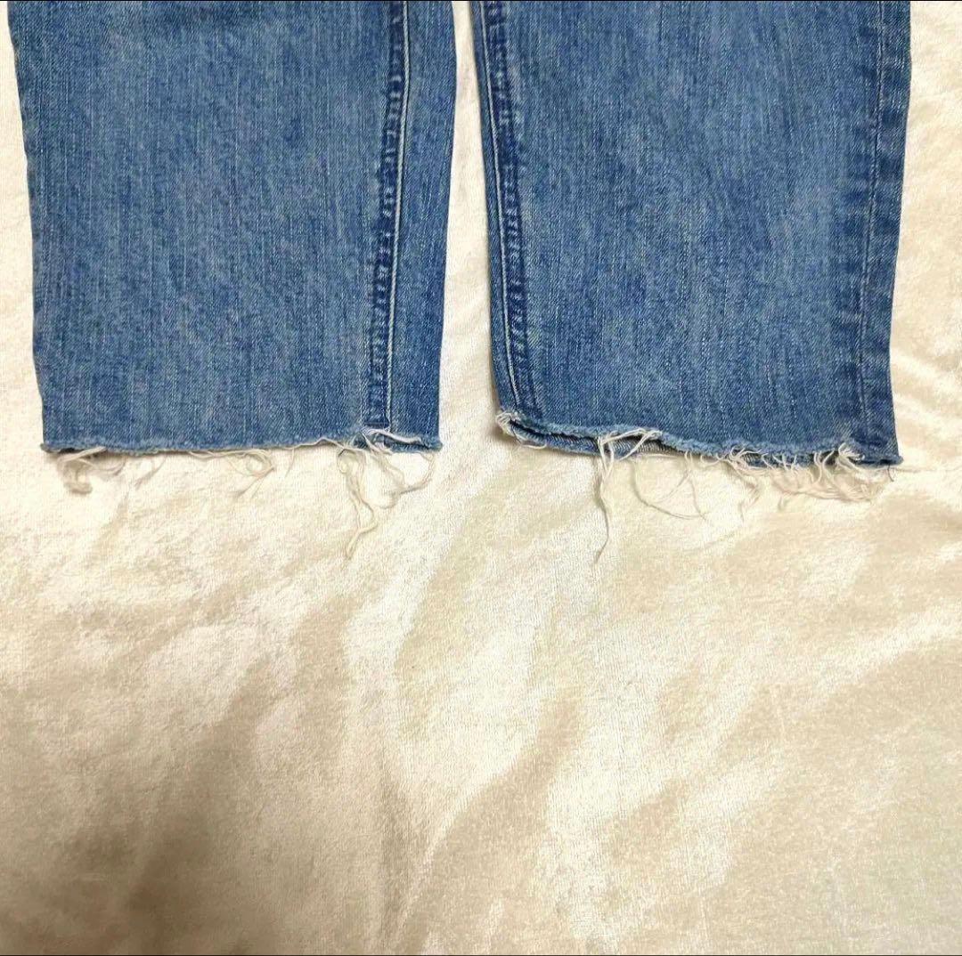 美品【YANUK×anuans】Curvy denim サイズ22デニムジーンズ