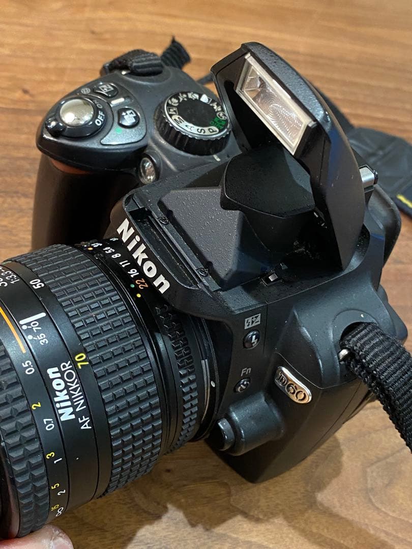 Nikon D60 CCDデジタル一眼　動作品　35-70 AFニッコールレンズ