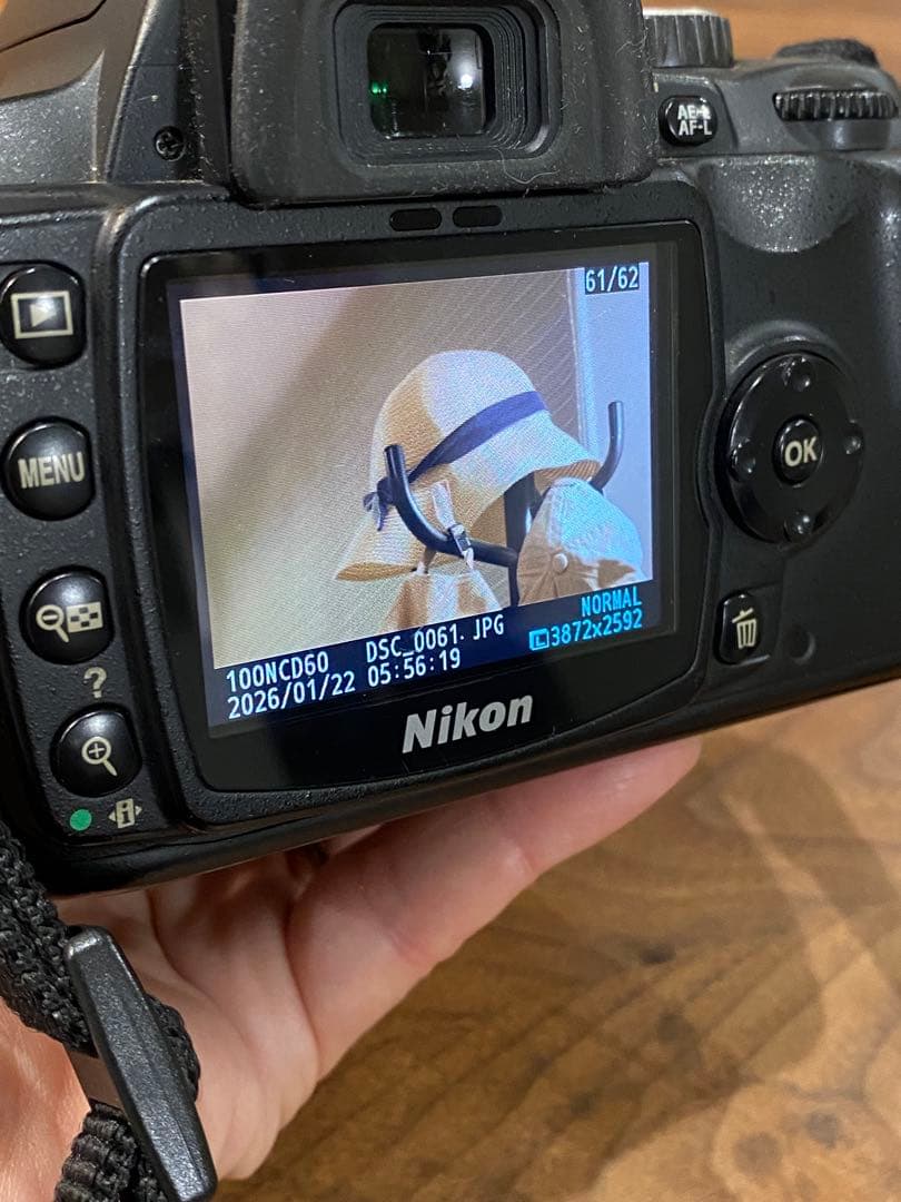 Nikon D60 CCDデジタル一眼　動作品　35-70 AFニッコールレンズ