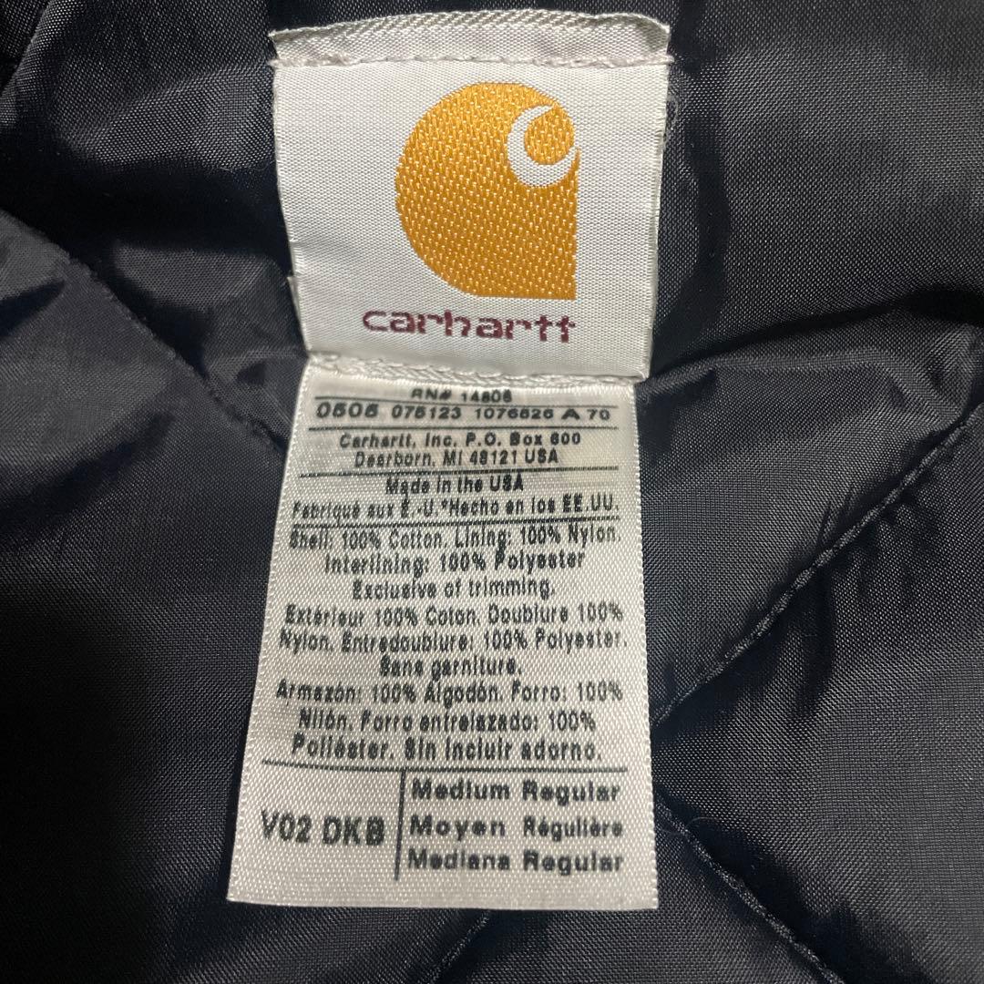 USA製　カーハート ダックベスト　ダークブラウン　DKB