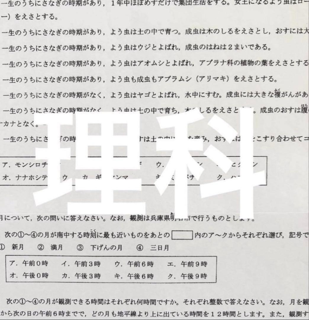 浜学園 小5 2023年、2024年度 2年分 4科目 公開学力テスト、
