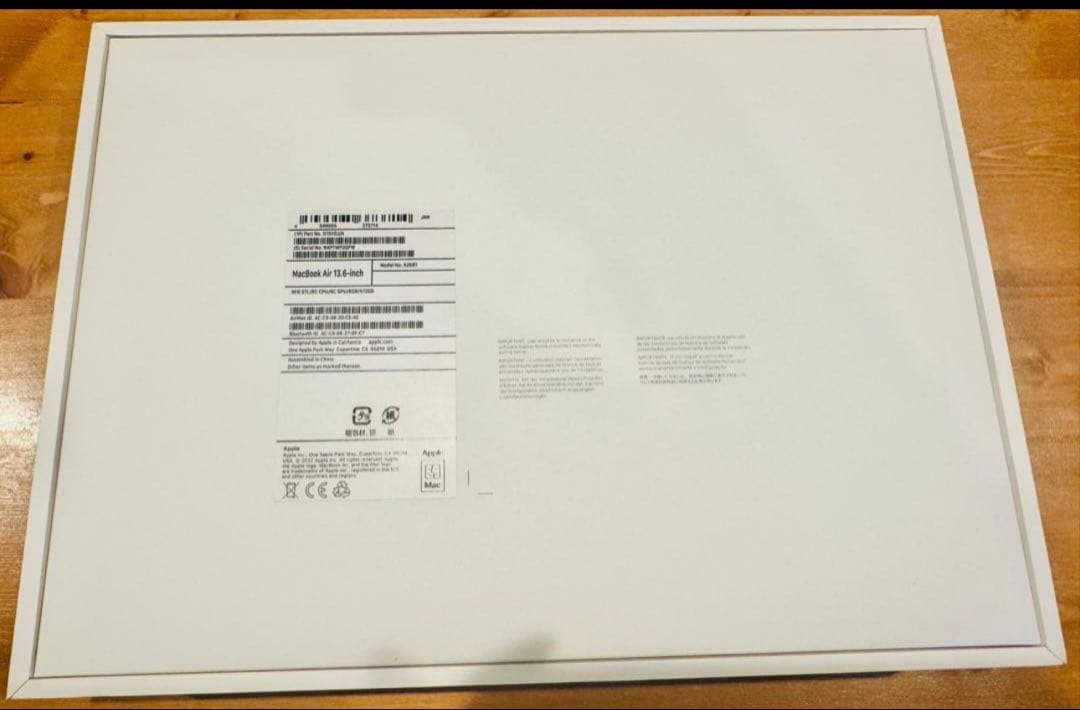 MacBook本体 MacBook Air 512G M2