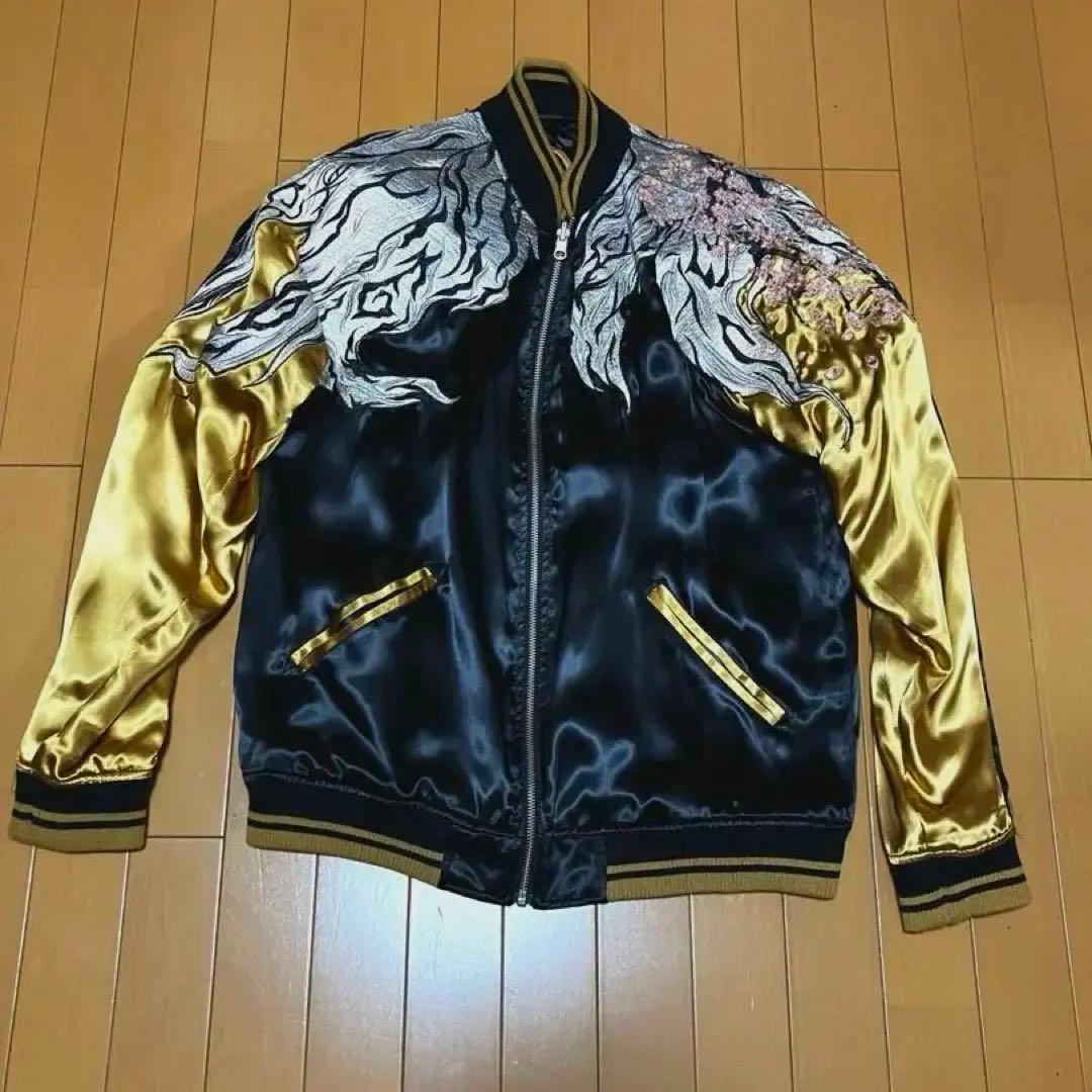 絡繰魂　スカジャン　九尾　Lサイズ