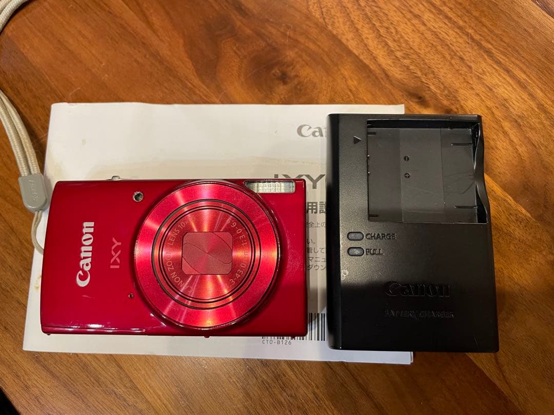 Canon IXY 190　レッド　Wi-Fi搭載　デジカメ　キャノン