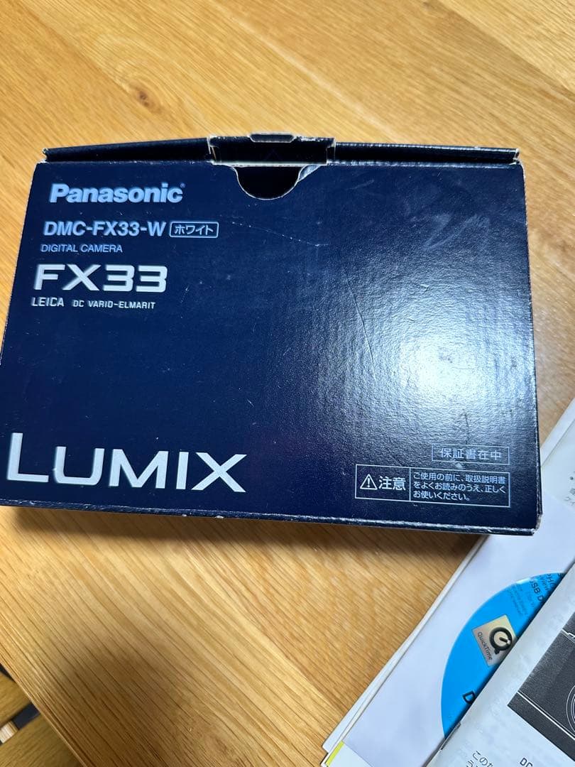 Panasonic DMC-FX33-W コンパクトデジタルカメラ【壊れています