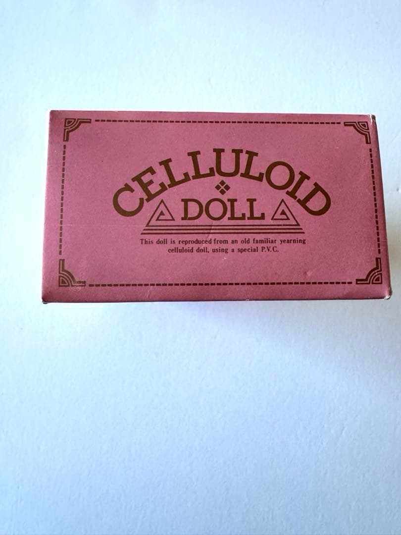 セキグチ 懐かしのセルロイド人形 復興版リボン少女 レトロ 1985年