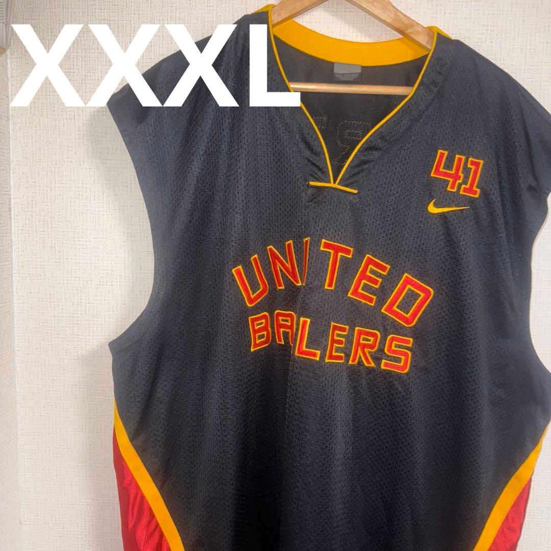NIKE UNITED BALLERS バスケ　ゲームシャツ　ロゴ総刺繍　古着