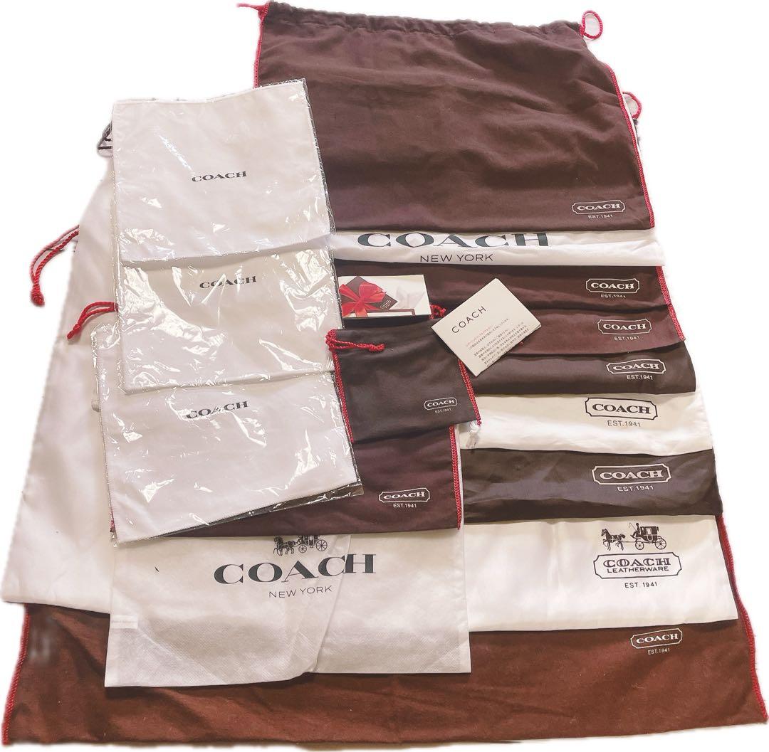 H2963 COACH コーチ　カード　大 収納　保存袋　袋　バッグ　まとめ
