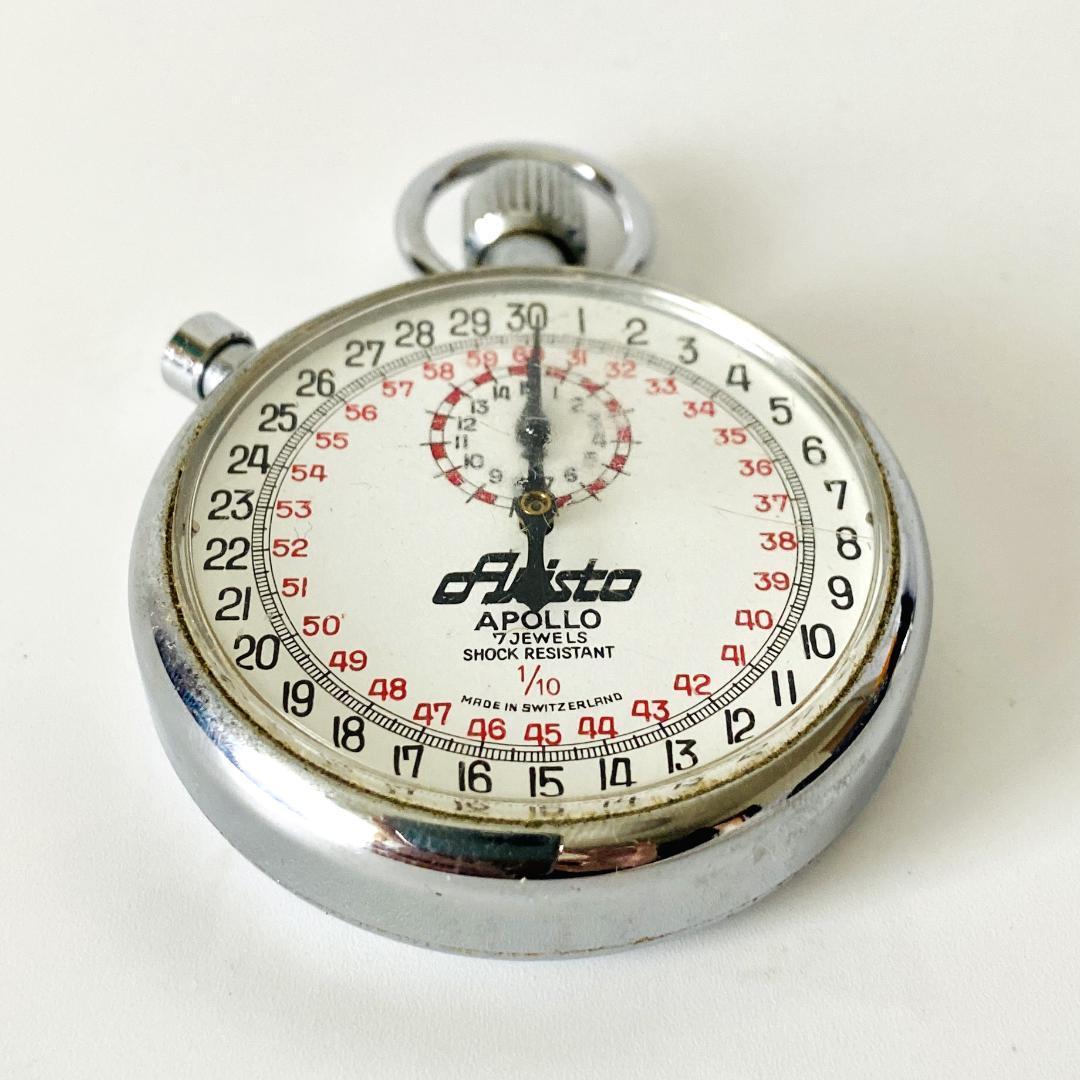 【高級懐中時計】美品 アリスト ストップウォッチ ラリータイマー メンズ