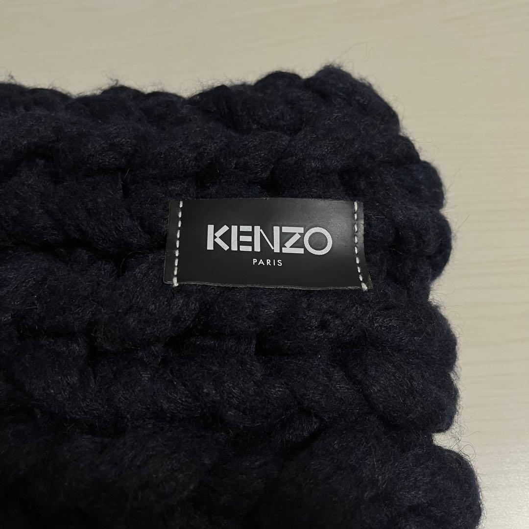 KENZO ネイビー ネックウォーマー