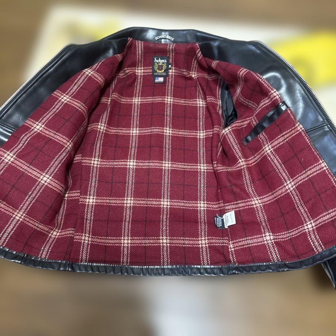 希少‼️美品‼️schottホーウィンレザーライダース6103US 38インチ