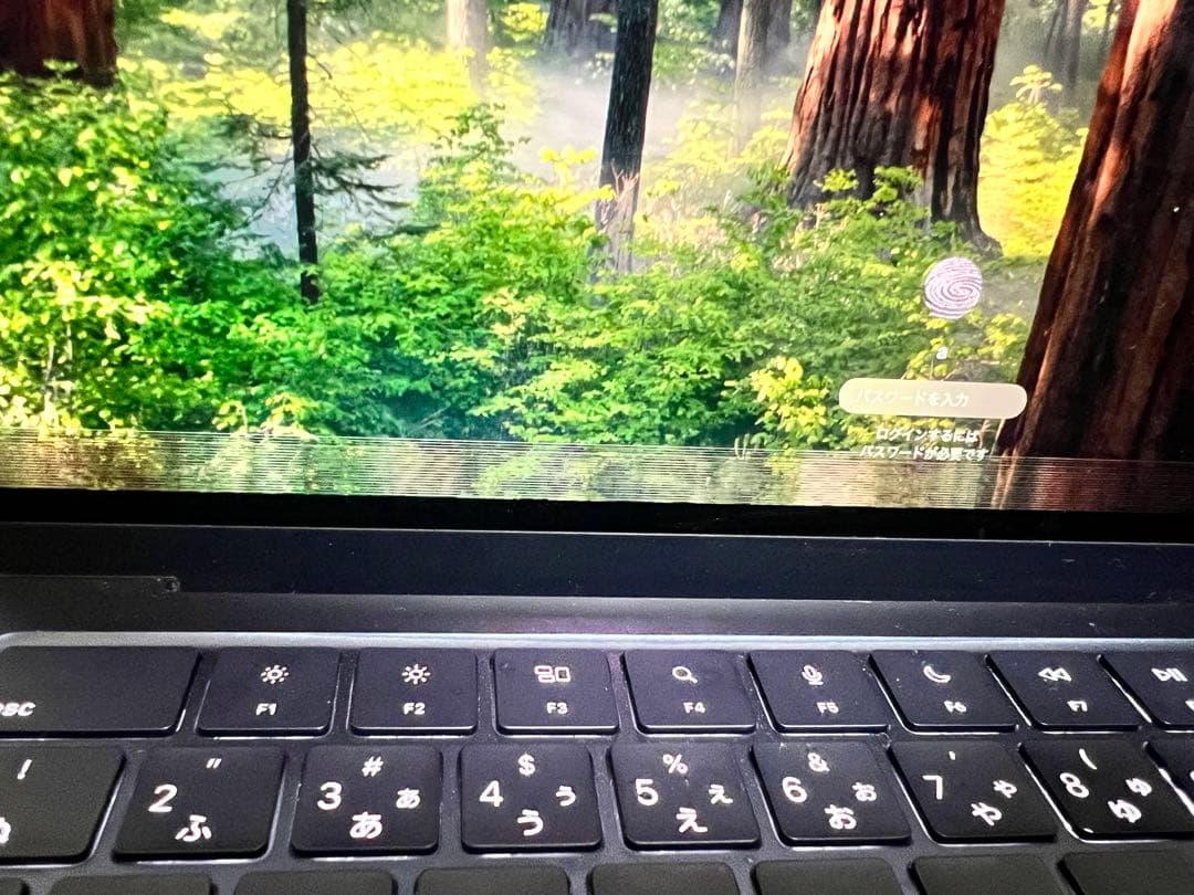 MacBookAir13.6インチM2 256GB SSD2022 液晶損傷