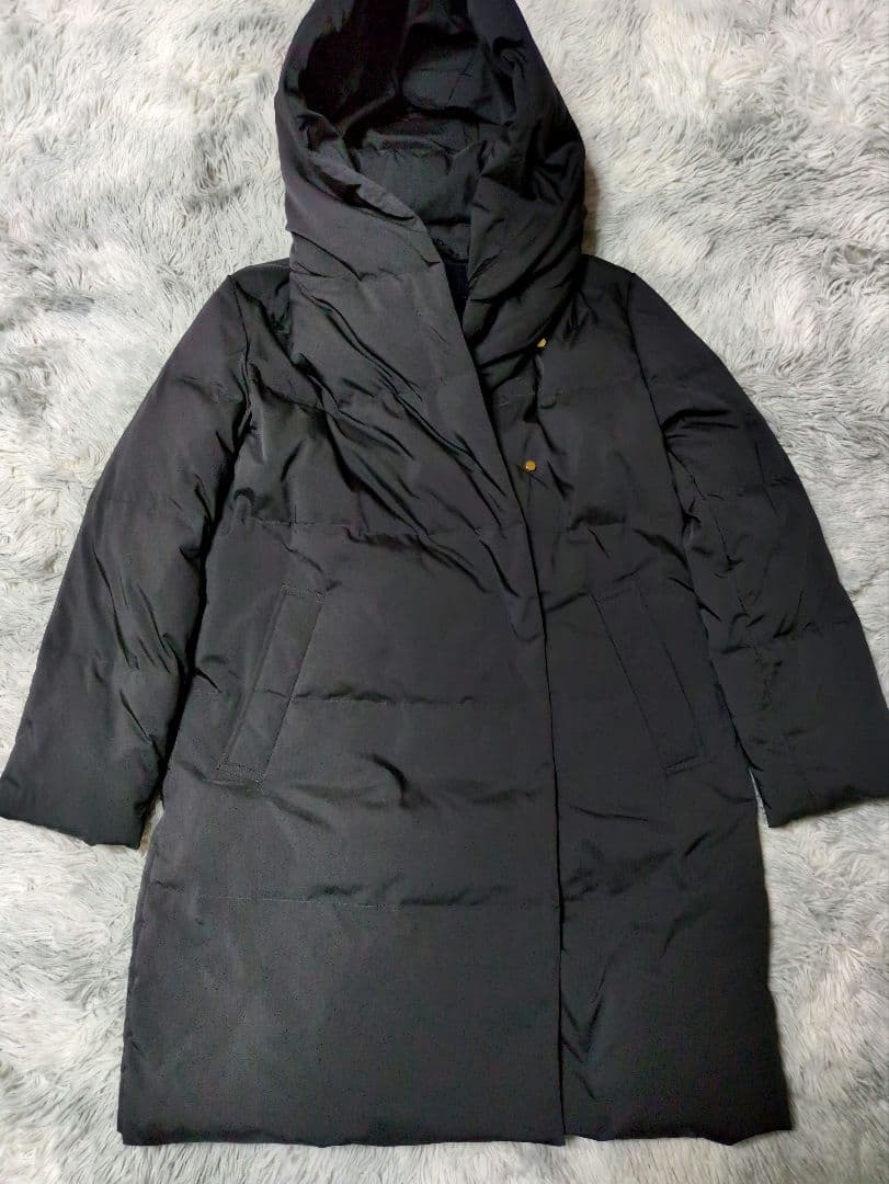 【FRAMeWORK】ダウンコート☆2way☆ブラック☆金ボタン☆36