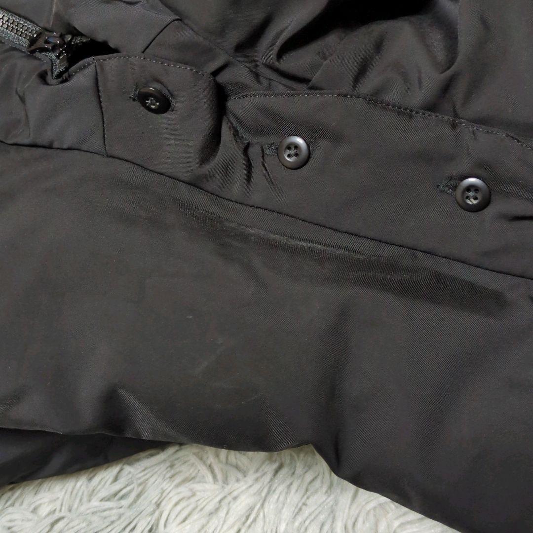【FRAMeWORK】ダウンコート☆2way☆ブラック☆金ボタン☆36