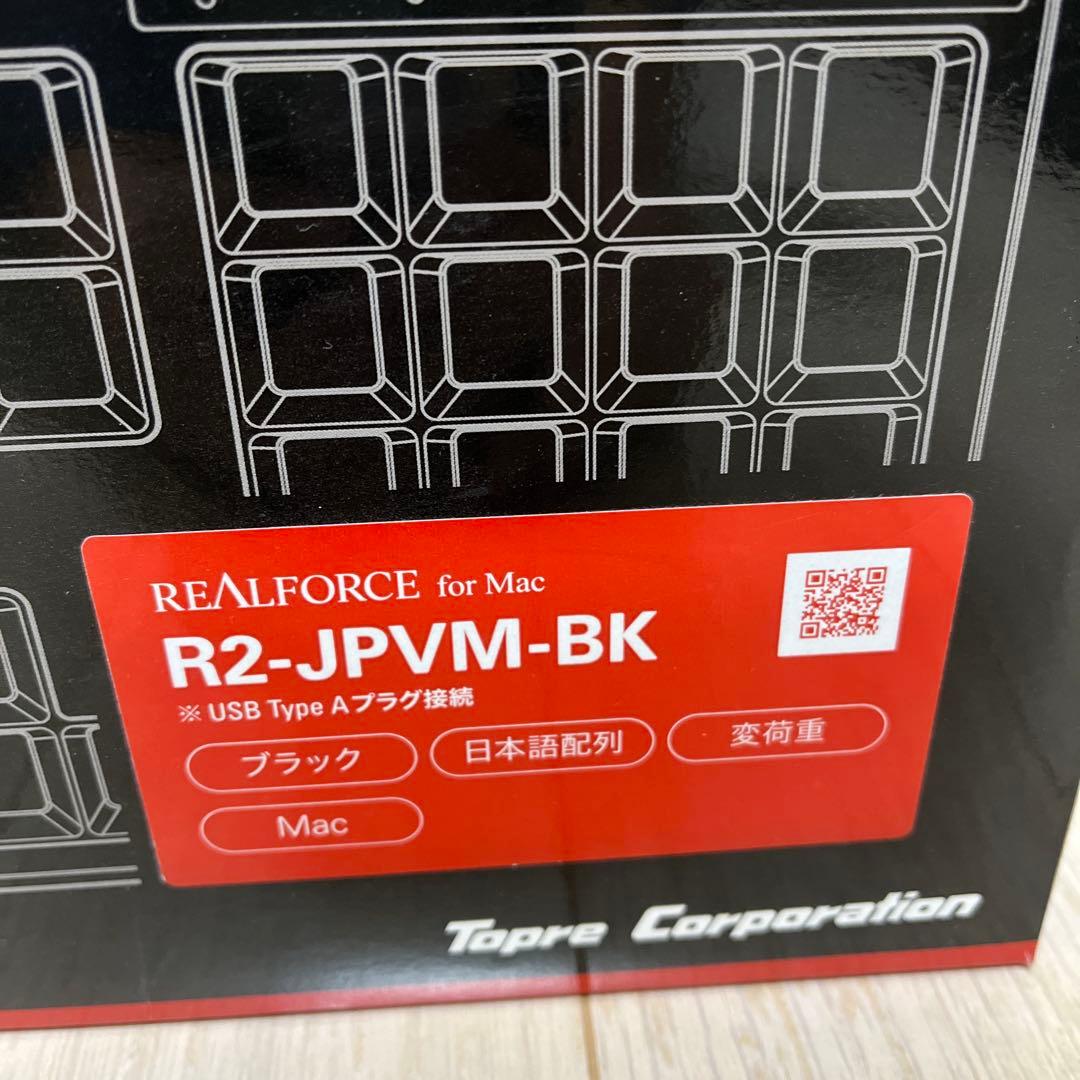 リアルフォース REALFORCE for Mac R2-JPVM-BK 変荷重
