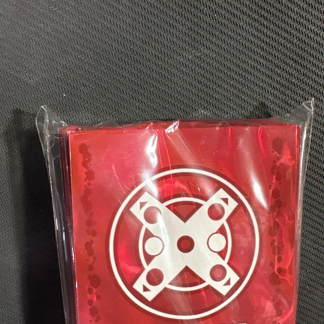 X抗体スリーブ【赤】デジモンカードゲーム テイマーグッズセット5