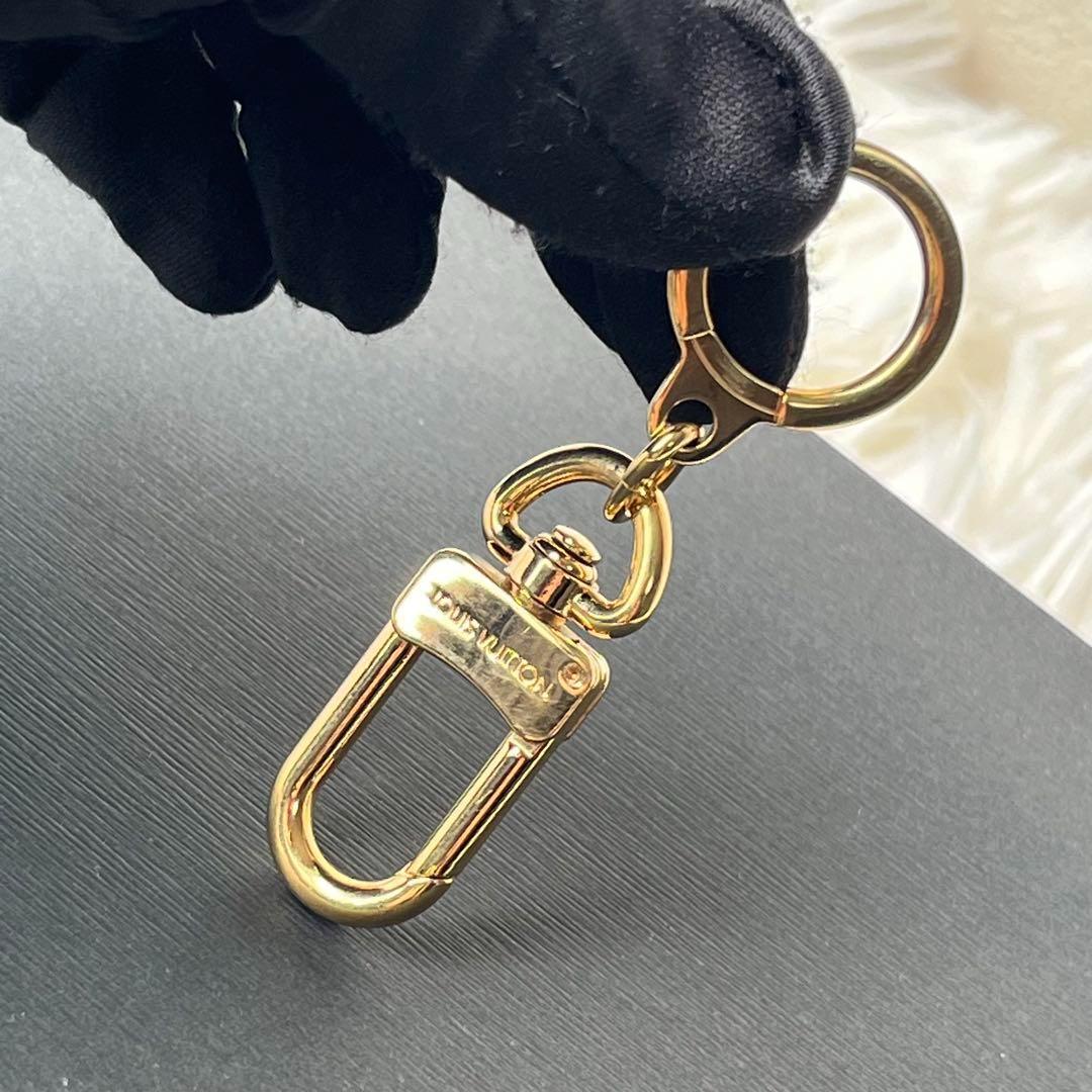 極美品　ルイヴィトン アノクレ ゴールド キーリング キーホルダー　M62694
