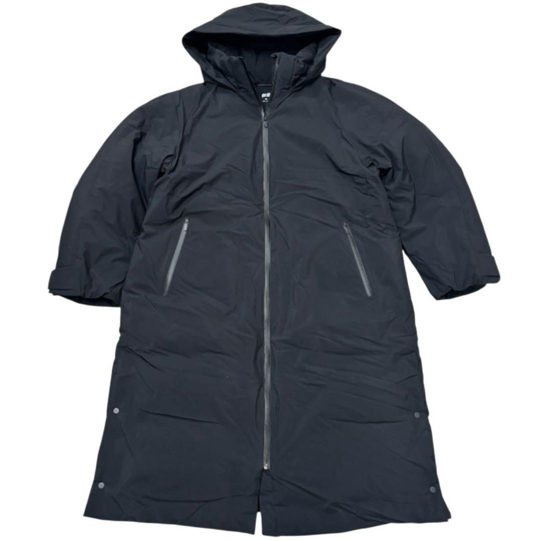 極美品 ユニクロ UNIQLO ウルトラウォーム ハイブリッドダウンロングコート