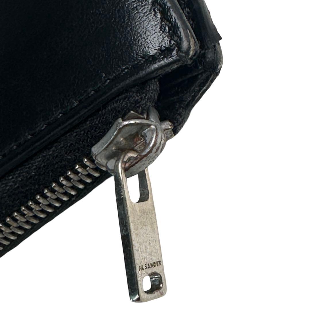 JIL SANDER ジルサンダー ブラックレザー 財布 ケース